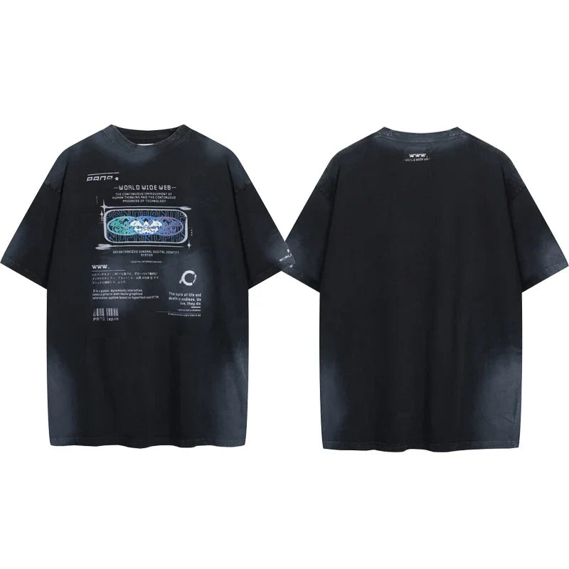 VILZSTUDIOS High Quality Patchwork Long Sleeve T-Shirt
