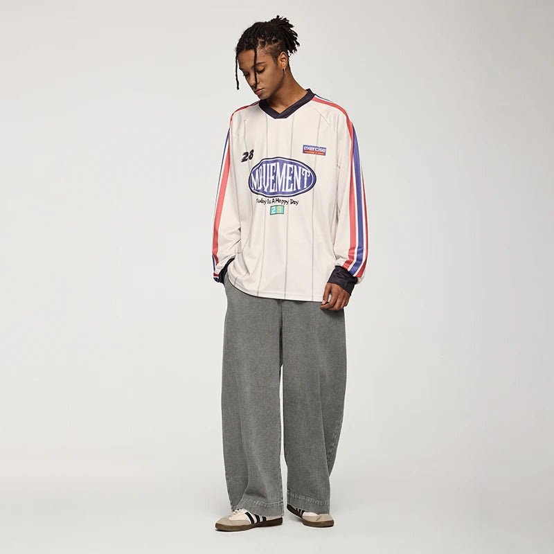 VILZSTUDIOS Vintage Loose Fit Washed American Pants