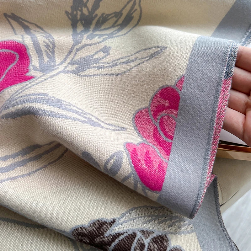VILZSTUDIOS Luxurious Two-Sided Cashmere Scarf