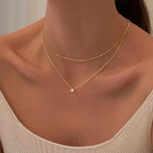 VILZSTUDIOS Simple & Chic Diamond Necklace
