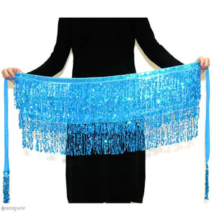 VILZSTUDIOS Glittery Sexy Belly Dance Hip Scarf