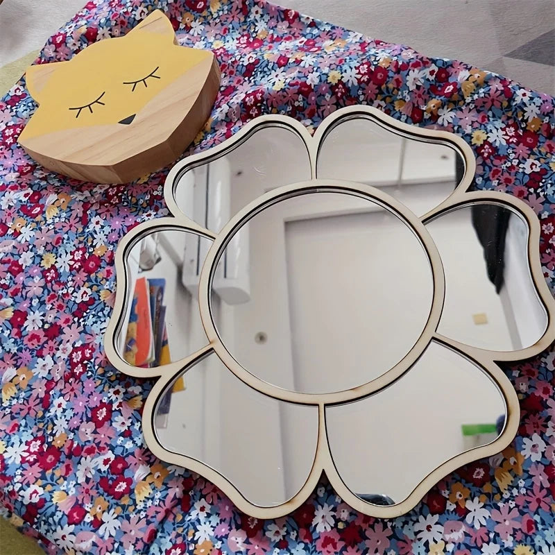 VILZSTUDIOS Nordic Style Small Daisy Wall Mirror