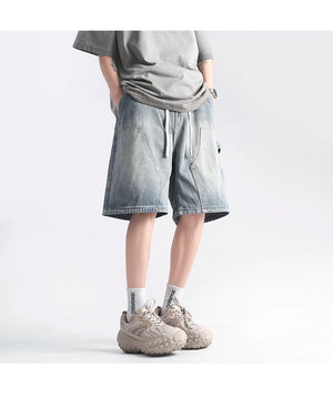 VILZSTUDIOS Youth Hip Hop Oversized Cargo Shorts