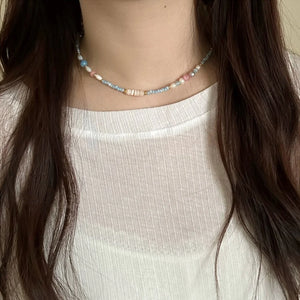 VILZSTUDIOS Freshwater Pearl Collar Chain Necklace