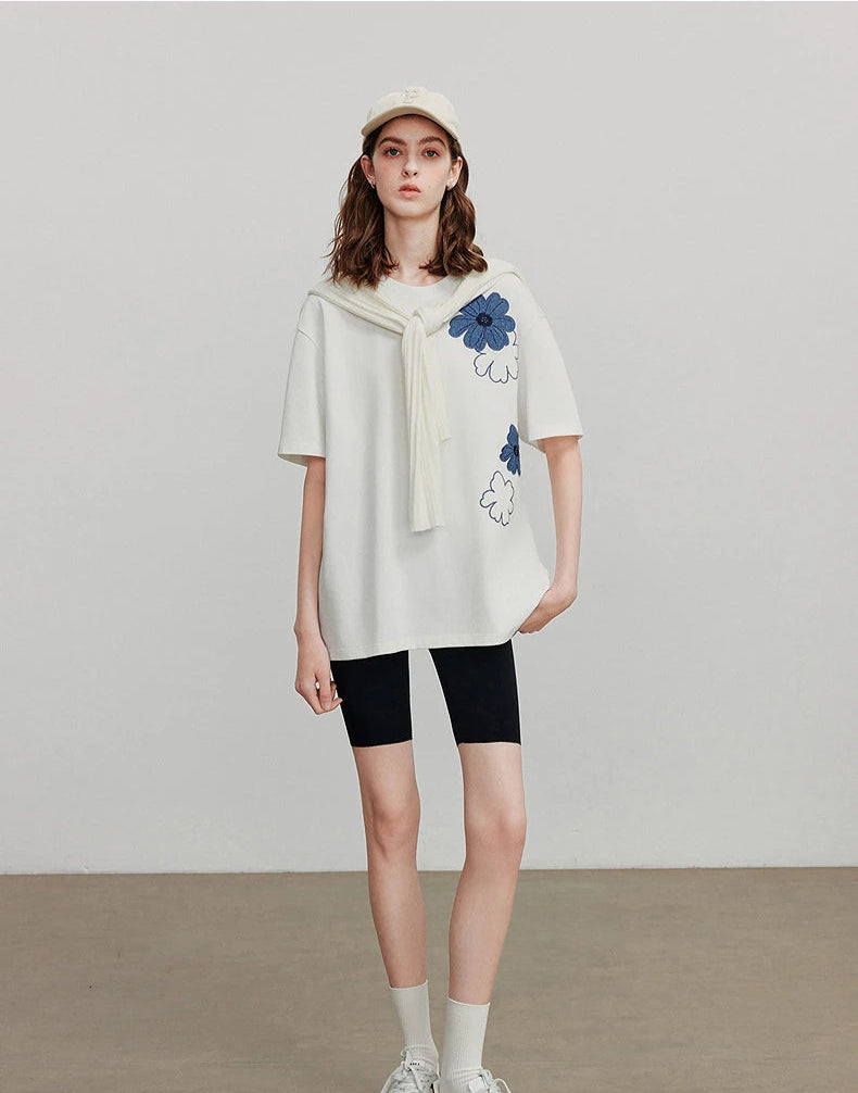 VILZSTUDIOS Stylish Short Sleeve Casual T-Shirt