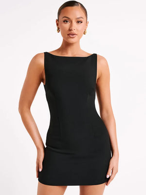 VILZSTUDIOS Elegant Sleeveless Sexy Mini Dress