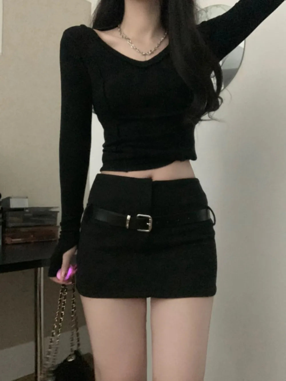 VILZSTUDIOS Short Sexy Cargo Skirt