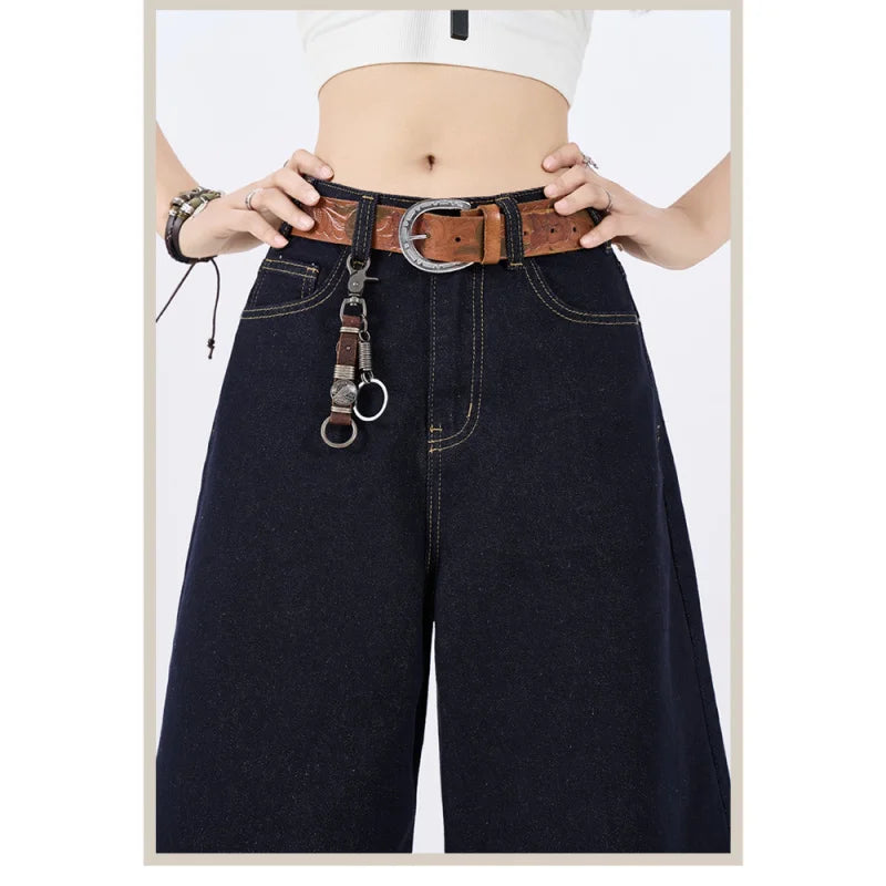 VILZSTUDIOS Luxury Loose Denim Straight Leg Jeans