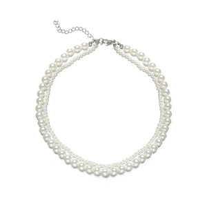VILZSTUDIOS Elegant Pearl Beaded Necklace
