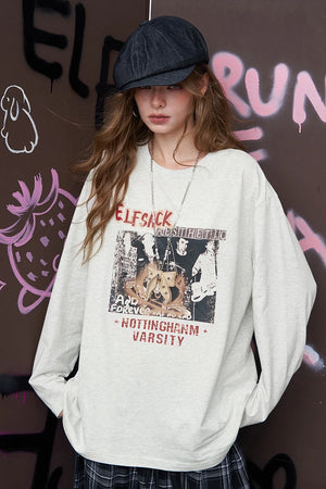 VILZSTUDIOS Sweet Cool Oversized Long Sleeve Top