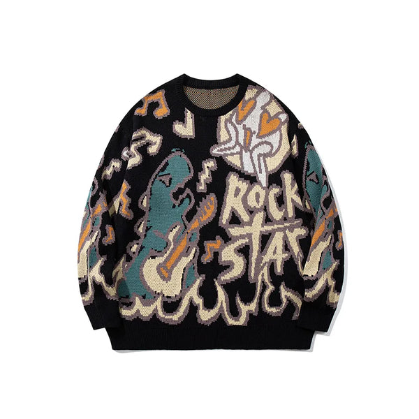 Cozy Dinosaur Knit Sweater
