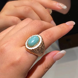 VILZSTUDIOS Geometric Vintage Open Finger Ring