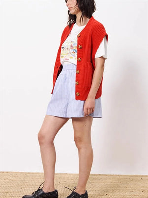 VILZSTUDIOS Cute Cartoon Print T-Shirt