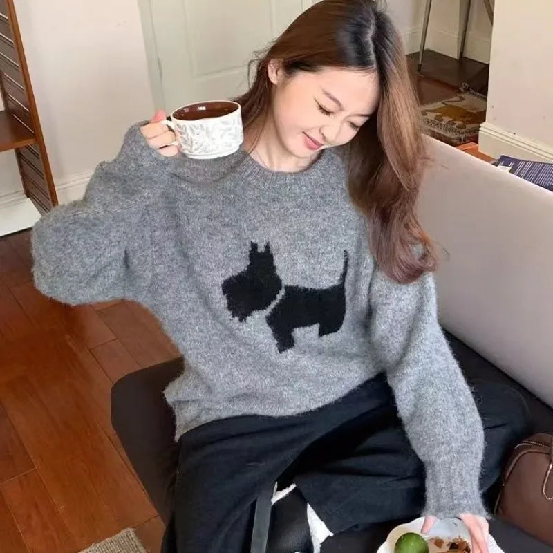 VILZSTUDIOS Cozy Vintage Knit Oversized Sweater