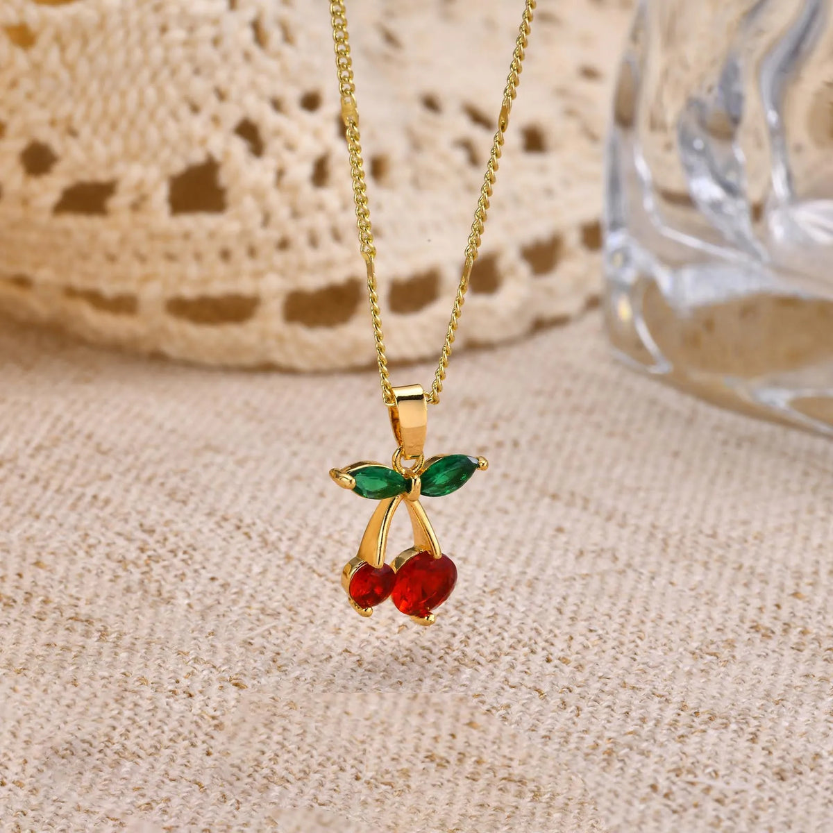 VILZSTUDIOS Cherry Charms Necklace
