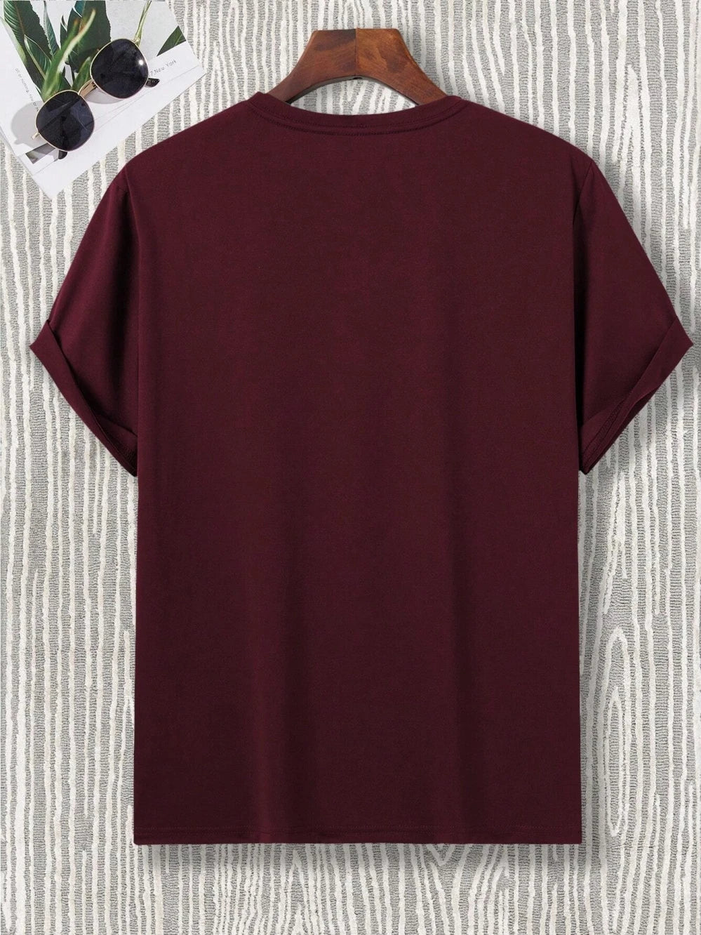 VILZSTUDIOS Oversized Cross Print Loose Summer T-Shirt