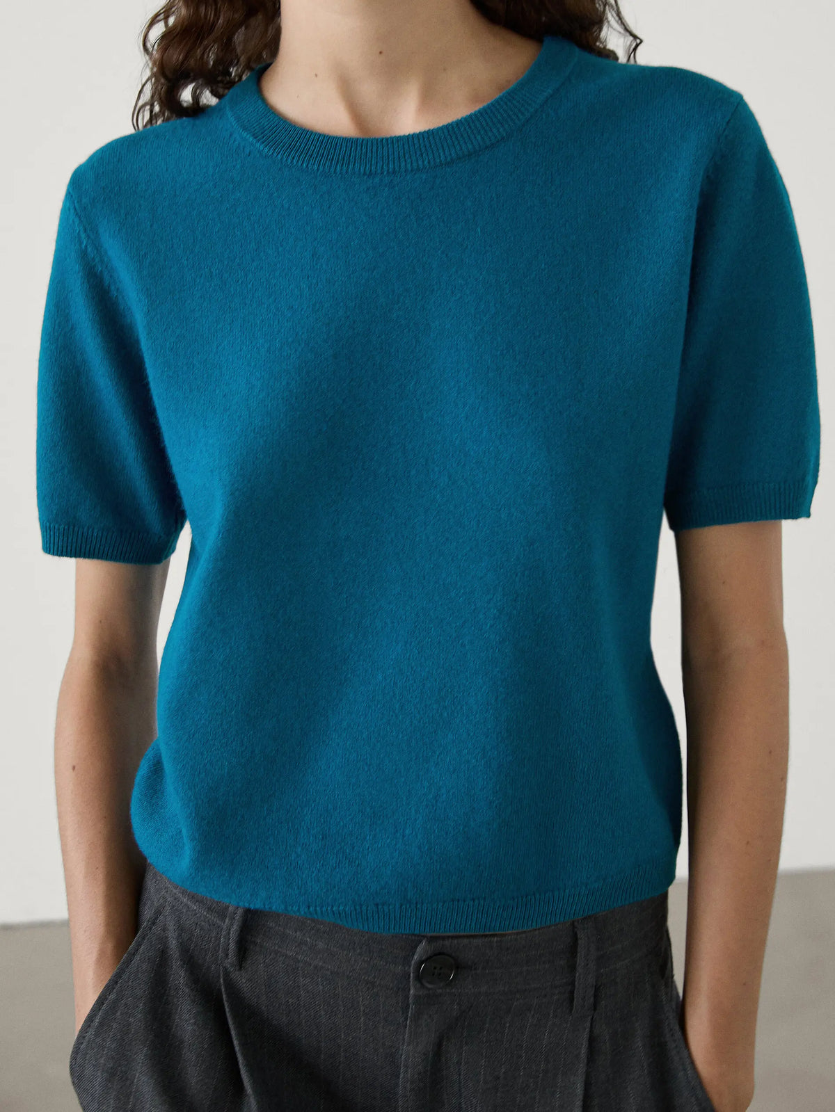 VILZSTUDIOS Casual Short Sleeved Sweater