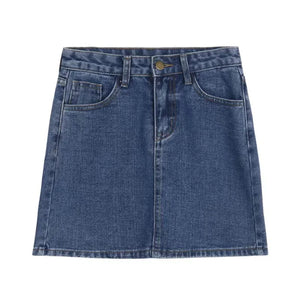 VILZSTUDIOS Retro Slim Mini Denim Skirt