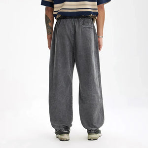 VILZSTUDIOS Washed Cargo Joggers Tapered Utility Pants