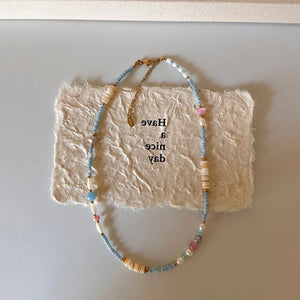 VILZSTUDIOS Freshwater Pearl Collar Chain Necklace