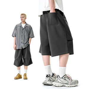 VILZSTUDIOS American Style Loose Fit Wide Pants