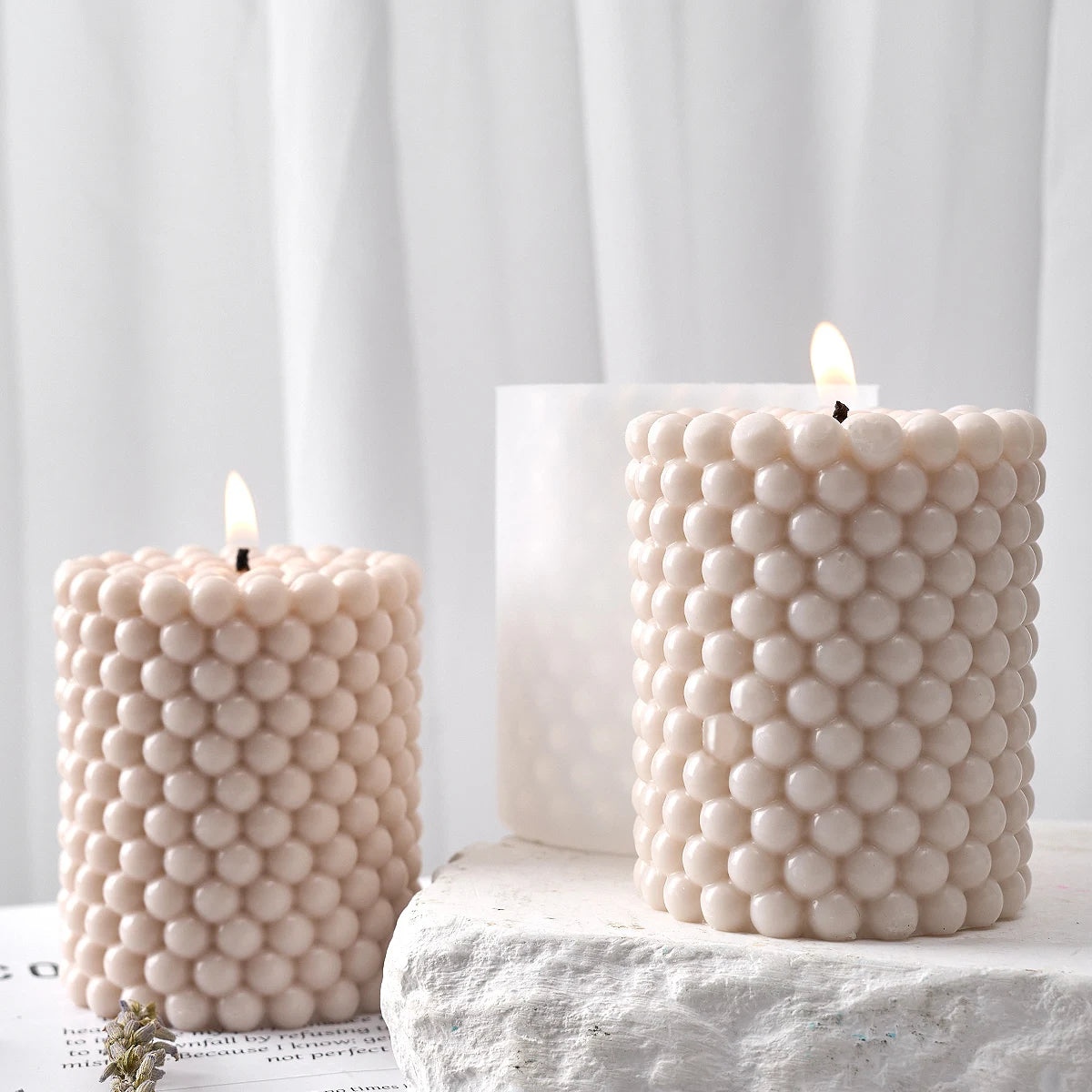 VILZSTUDIOS Non-Stick Bubble Scented Candle Craft Mold