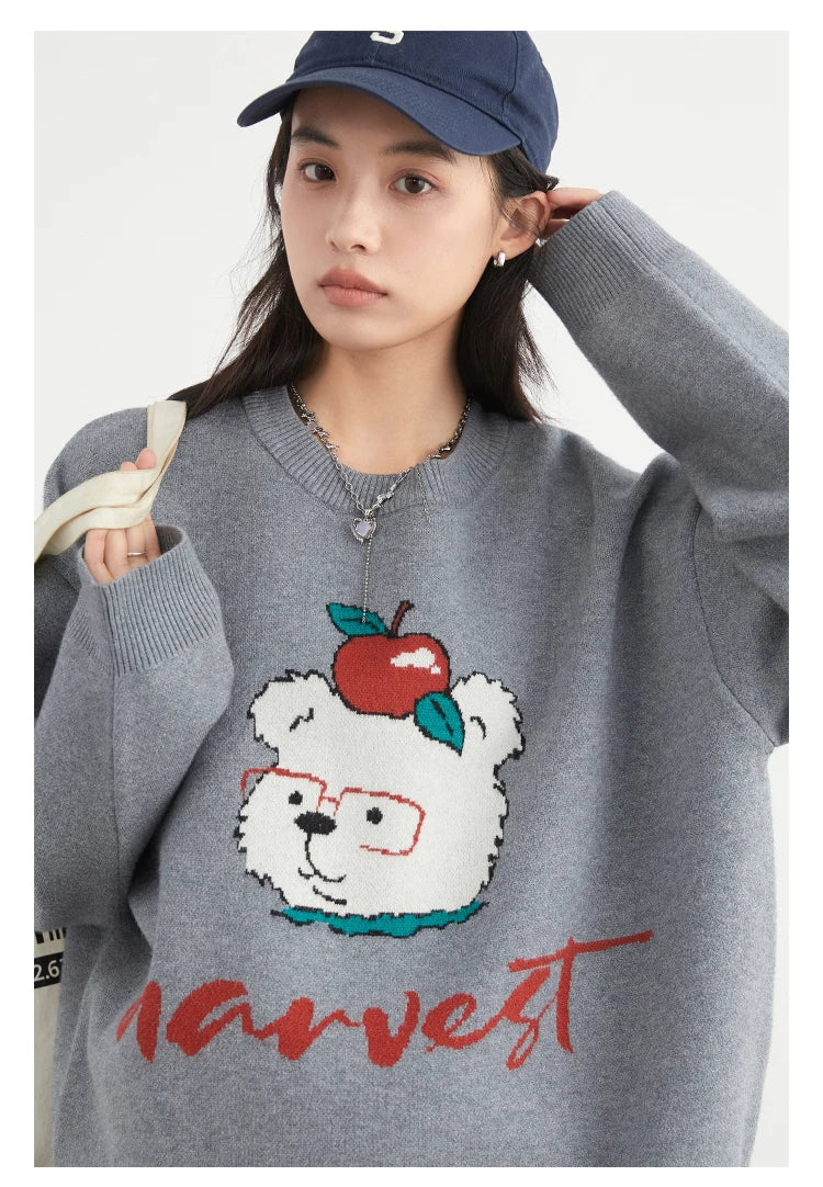VILZSTUDIOS Cozy Cute Bear Sweater