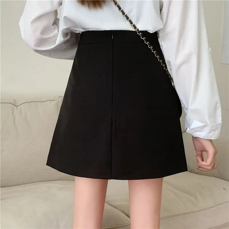 VILZSTUDIOS High Waisted A Line Mini Skirt