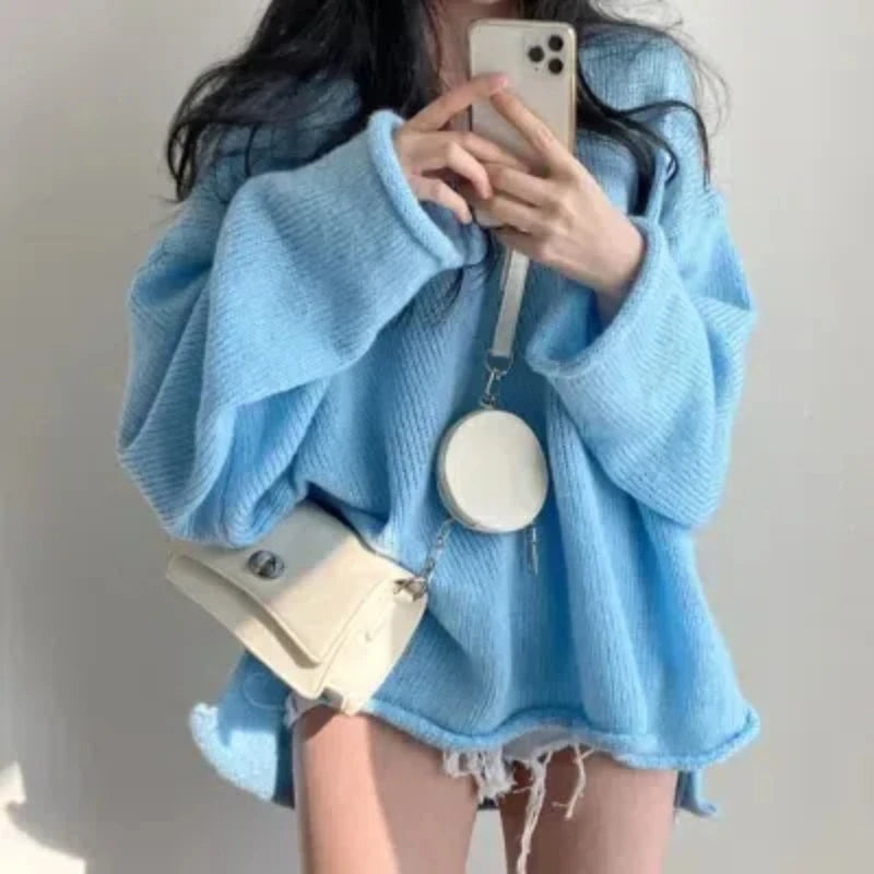 VILZSTUDIOS Cozy Knit V-Neck Sweater