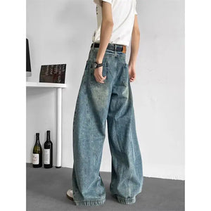 VILZSTUDIOS Baggy Wide Leg Hip Hop Jeans