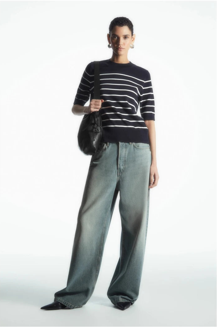 VILZSTUDIOS Round Neck Knit T-Shirt