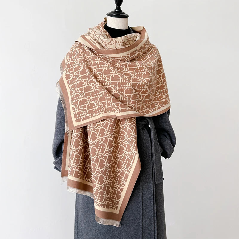 VILZSTUDIOS Warm Thick Cashmere Scarf