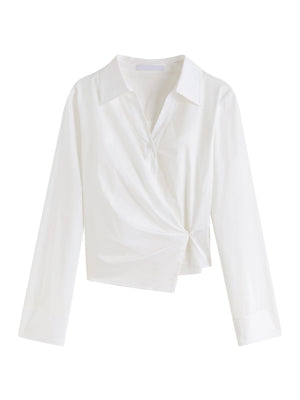 VILZSTUDIOS Versatile Asymmetrical Waist Shirt