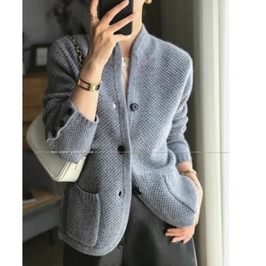 VILZSTUDIOS Cozy Thickened Cashmere Wool Cardigan