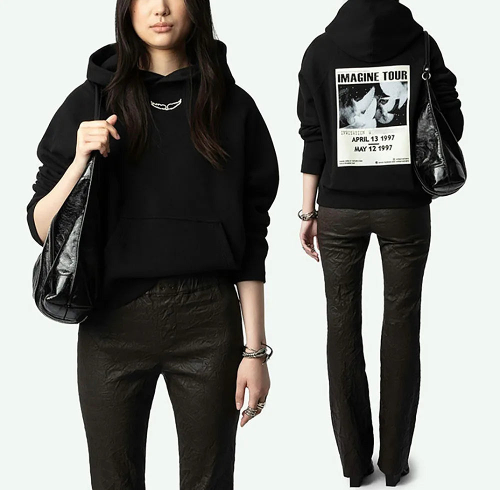VILZSTUDIOS Cotton Raglan Wing Hoodie