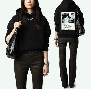 VILZSTUDIOS Cotton Raglan Wing Hoodie