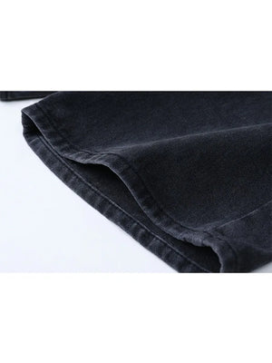 VILZSTUDIOS High Waist Loose Shorts Jeans
