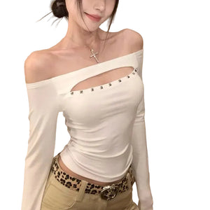 VILZSTUDIOS Sexy Hollow Out Crop Top
