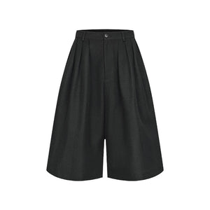 VILZSTUDIOS Black Baggy Pleated Front High Pants