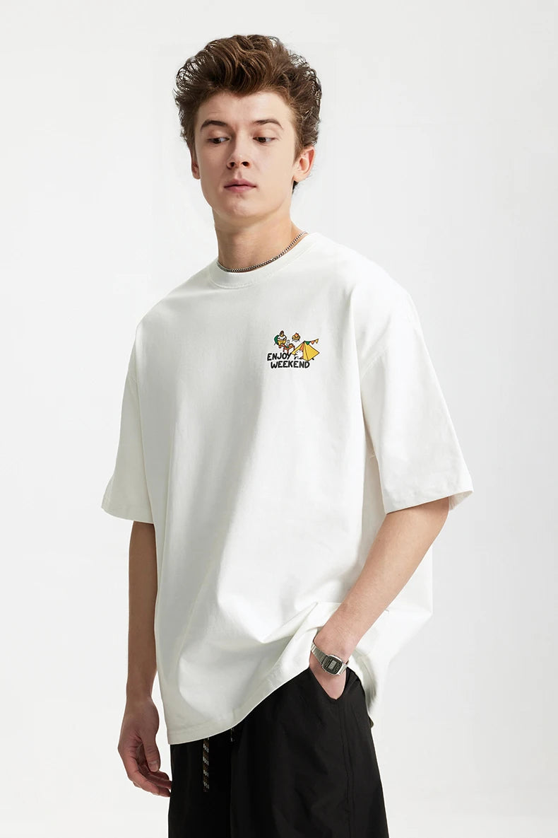 VILZSTUDIOS Mountain Printed Cotton T-Shirt