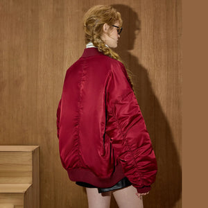 VILZSTUDIOS Oversized Red Puffer Jacket