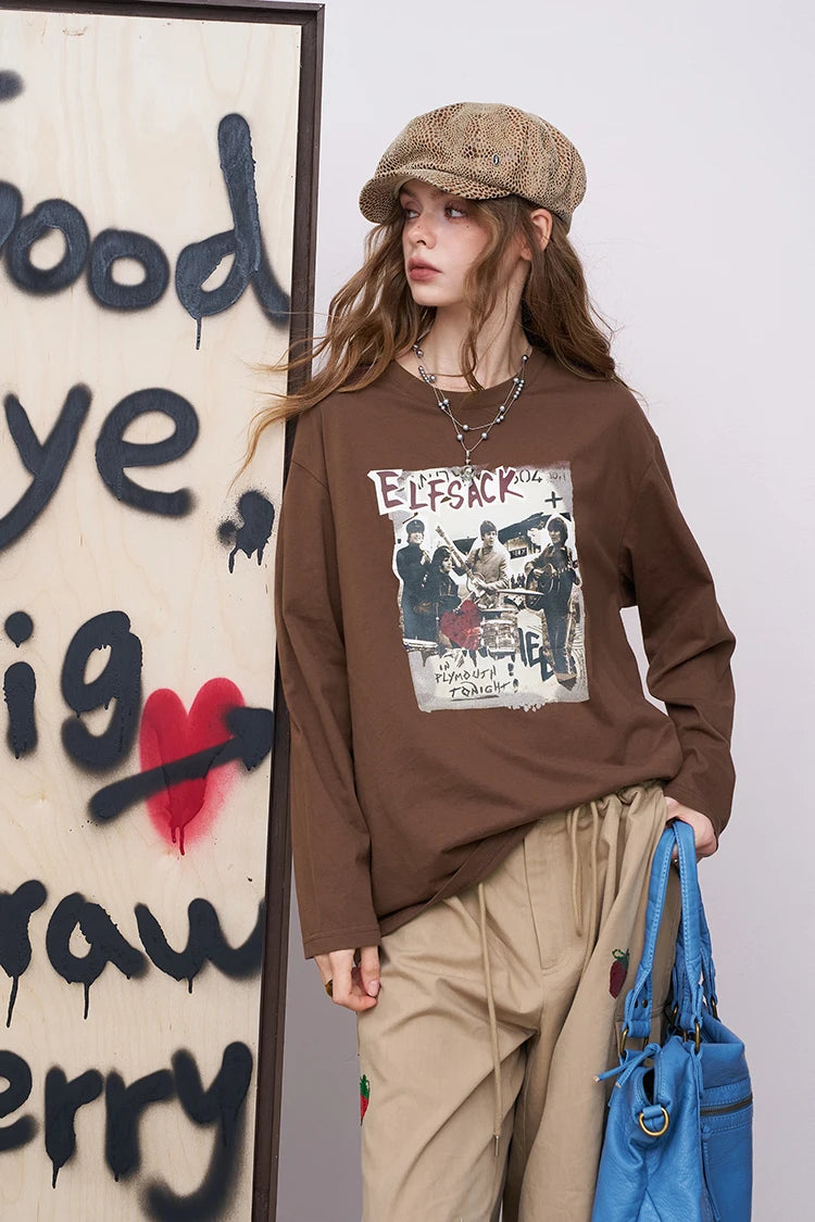 VILZSTUDIOS Sweet Cool Oversized Long Sleeve Top