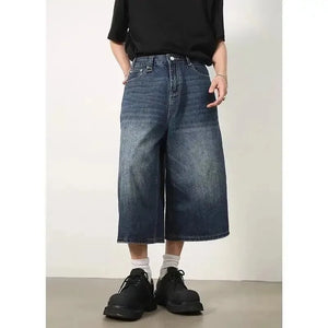 VILZSTUDIOS Dark Washed High Waisted Jorts