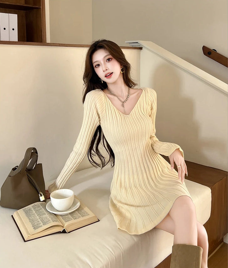 VILZSTUDIOS Classy Plisse Mini Dress
