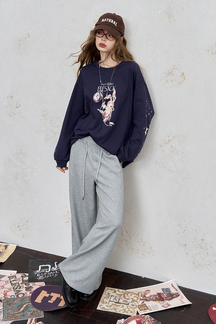 VILZSTUDIOS Cozy Flattering Drawstring Leisure Sweatpants