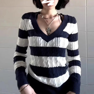 VILZSTUDIOS High Quality Slim V Neck Sweater