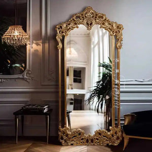 VILZSTUDIOS modern Luxury Espejo Home Decorations Large Nordic Quality Mirror Designer Girls Gold House Bedroom Wall Mirrors Full Body Floor