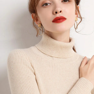 VILZSTUDIOS Stylish Knit Turtleneck Sweater