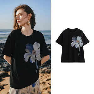 VILZSTUDIOS Stylish Short Sleeve Spring Women T-Shirt