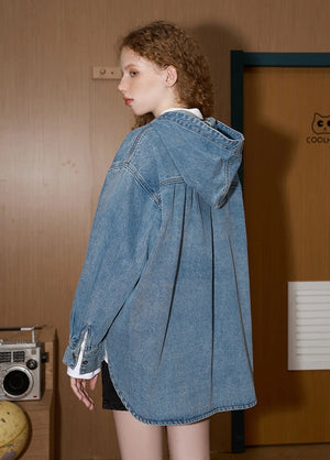 VILZSTUDIOS Stylish Oversized Denim Jacket